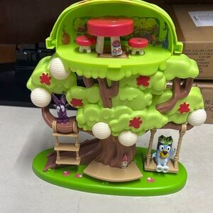 Whimsical Treehouse Playset with Swing and Characters